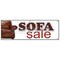 Signmission SOFA SALE BANNER SIGN couch furniture store signs 50% off sleep bed B-72 Sofa Sale - alternate 1